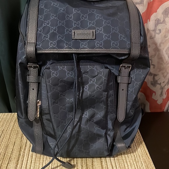 Gucci Medium Nylon Guccissima Backpack - Picture 4 of 10